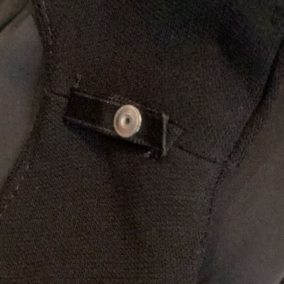 NWT Talbots Black Sheath Dress Tie Front Detail Size 10 - Picture 8 of 10